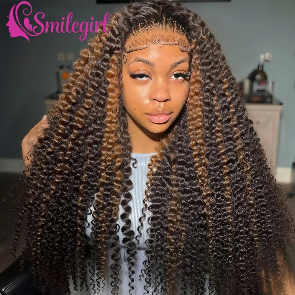 Highlight Ombre Lace Front Wig 250 Density Curly Wigs 13x6 13x4 Hd Lace Frontal Deep Water Wave Human Hair Wigs 1B/30 Colored For Black Women
Highlight Ombre Lace Front Wig 250 Density Curly Wigs 13x6 13x4 Hd Lace Frontal Deep Water Wave Human Hair Wigs 1B/30 Colored For Black Women