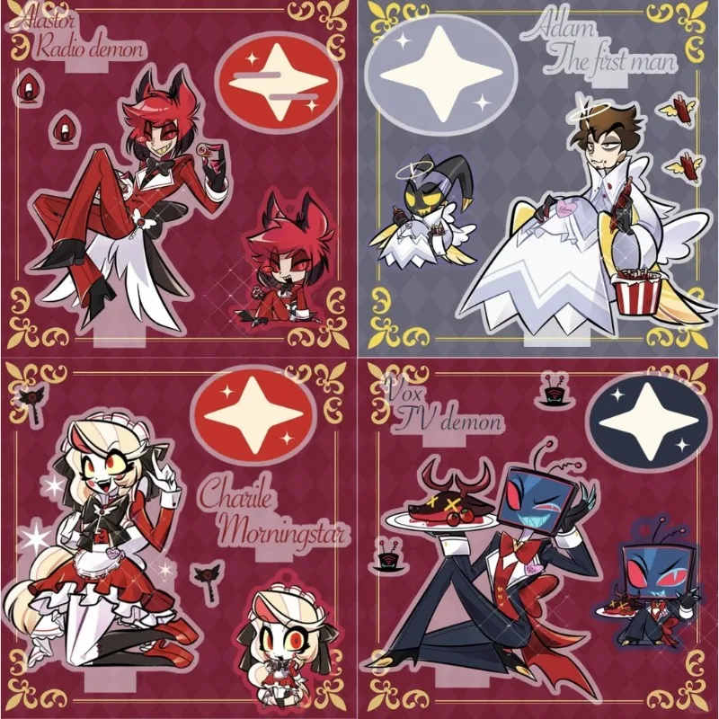 Hazbin Hotel Lucifer Morningstar Alastor Acrylic Stand Anime Figure Collection Desk Decoration Ornament Gift birthday Gift
Hazbin Hotel Lucifer Morningstar Alastor Acrylic Stand Anime Figure Collection Desk Decoration Ornament Gift birthday Gift