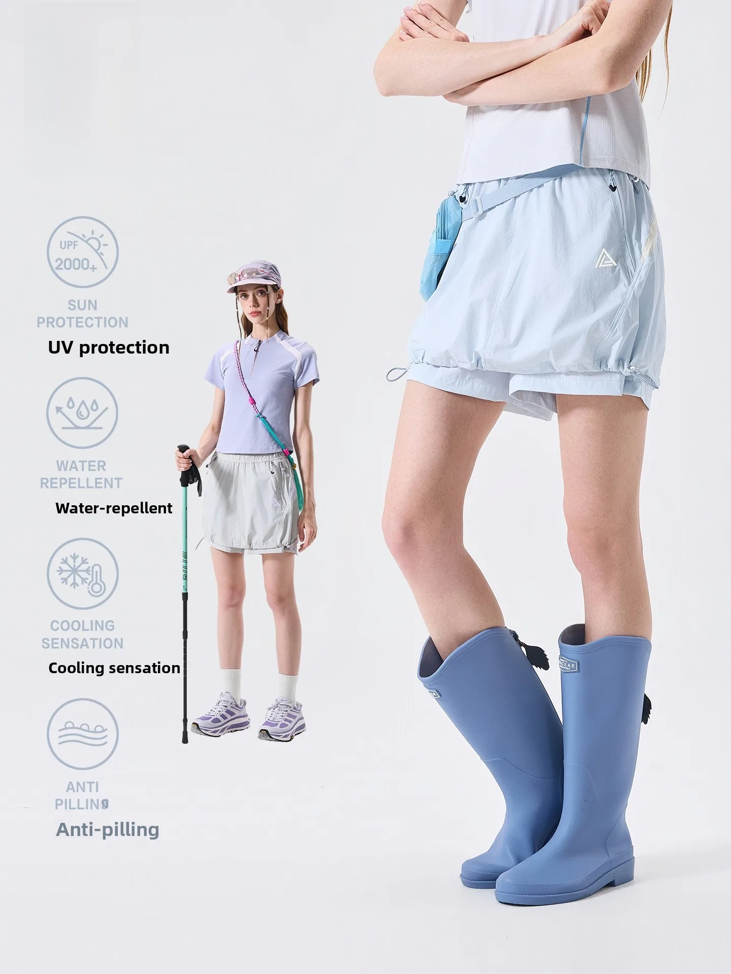 LAZY DAY Outdoor Water-Resistant Sporty Casual Women's Lightweight Ice Feeling Windproof Sunscreen Loose Fit Shorts
LAZY DAY Outdoor Water-Resistant Sporty Casual Women's Lightweight Ice Feeling Windproof Sunscreen Loose Fit Shorts