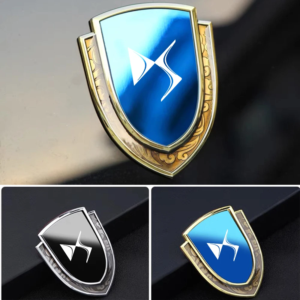 Car Stickers Alloy Black Blue Shield Emblem Logo Metal Fender Trunk Badge for DS SPIRIT DS3 DS4S DS5 5LS DS6 DS7 DS WILD
Car Stickers Alloy Black Blue Shield Emblem Logo Metal Fender Trunk Badge for DS SPIRIT DS3 DS4S DS5 5LS DS6 DS7 DS WILD
