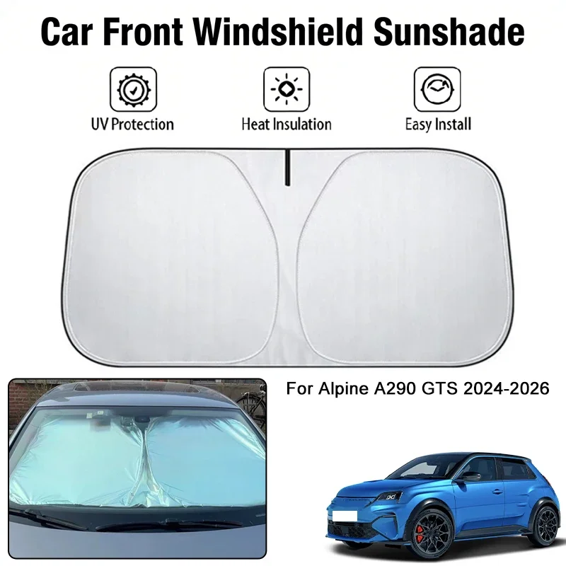 Foldable Car Windshield Sun Shade UV Block Heat Insulation For Alpine A290 GTS 2024-2026 Interior Protection Accessories
Foldable Car Windshield Sun Shade UV Block Heat Insulation For Alpine A290 GTS 2024-2026 Interior Protection Accessories