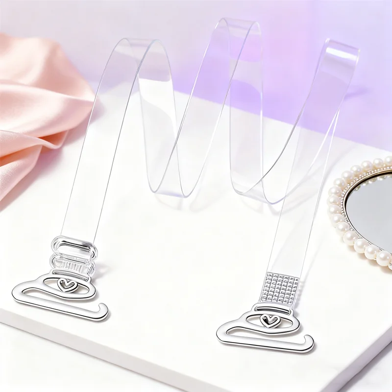 NEW All-Season Adjustable Invisible Bra Straps 1 Pair, Clear Silicone Shoulder Strap for Women, Summer Bra Accessory with Hook
NEW All-Season Adjustable Invisible Bra Straps 1 Pair, Clear Silicone Shoulder Strap for Women, Summer Bra Accessory with Hook