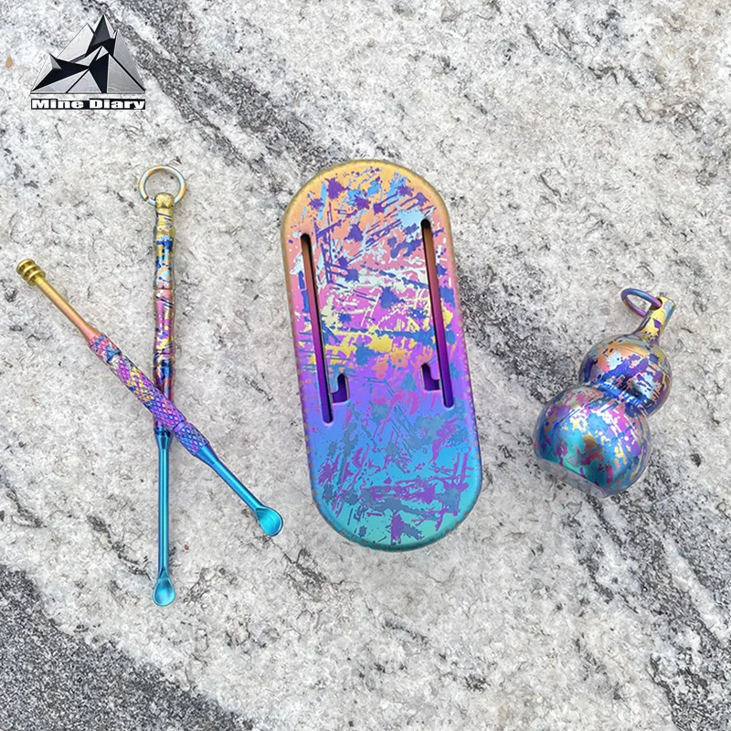 TiFire EDC Titanium Tuning Fork Fidget Slider, Gourd Pendant, Ear Spoon, Stylish Office Desk Accessories Push Slider Fidget Toys
TiFire EDC Titanium Tuning Fork Fidget Slider, Gourd Pendant, Ear Spoon, Stylish Office Desk Accessories Push Slider Fidget Toys