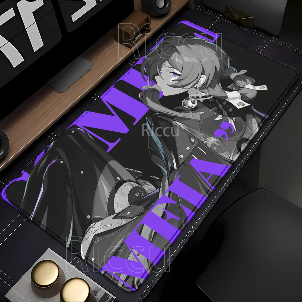 Mouse Pad Zenless Zone Zero ZZZ black and white Mousepad Anime kawaii girl Large gaming Keyboard HD printing overlock Desk Mat
Mouse Pad Zenless Zone Zero ZZZ black and white Mousepad Anime kawaii girl Large gaming Keyboard HD printing overlock Desk Mat