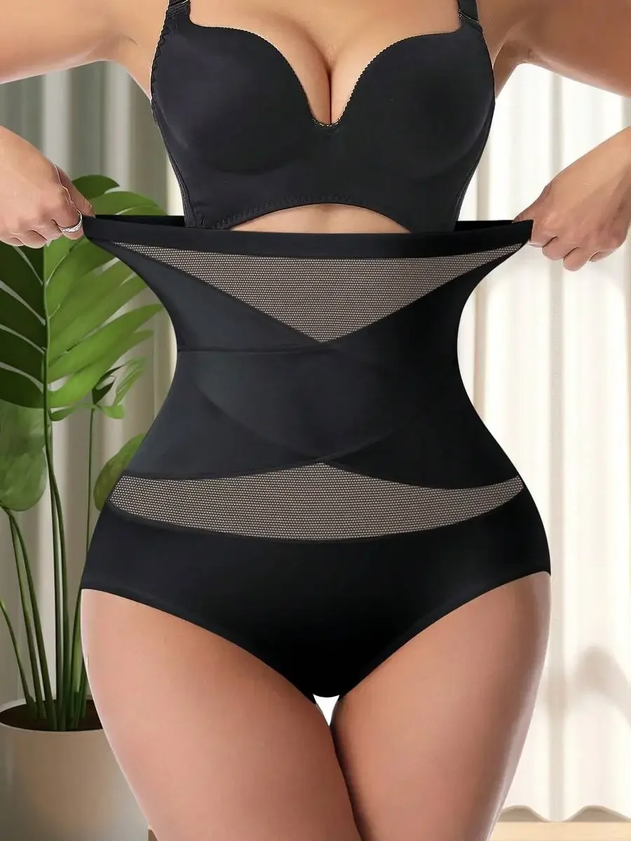 High Waist Seamless Mesh Panties Criss-Cross Tummy Control Lift Comfortable Skin Friendly
High Waist Seamless Mesh Panties Criss-Cross Tummy Control Lift Comfortable Skin Friendly