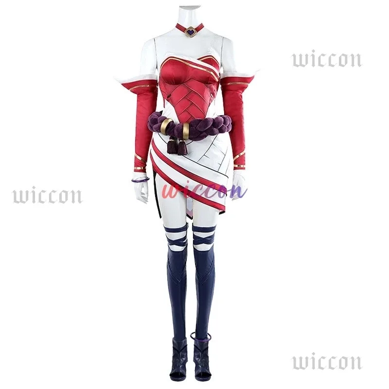 NewGame LOL 2XKO Ahri Cosplay Costume Red Ahri Dress Headwear Outfit Halloween Christmas New Year Woman Anime Suit Custom Size20
NewGame LOL 2XKO Ahri Cosplay Costume Red Ahri Dress Headwear Outfit Halloween Christmas New Year Woman Anime Suit Custom Size20
