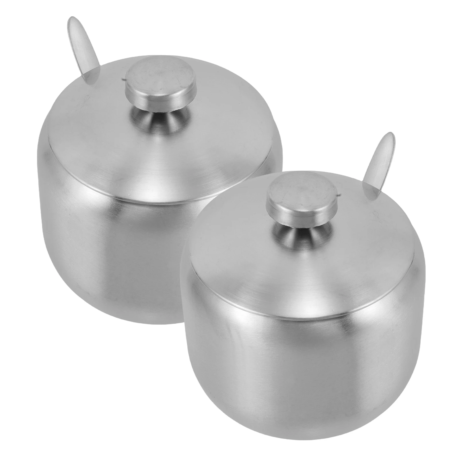 2 Pcs Stainless Steel Spice Jar Seasoning Condiment Containers Salt Sugar Storage Sealed Freshness Round Shape Kitchen
2 Pcs Stainless Steel Spice Jar Seasoning Condiment Containers Salt Sugar Storage Sealed Freshness Round Shape Kitchen