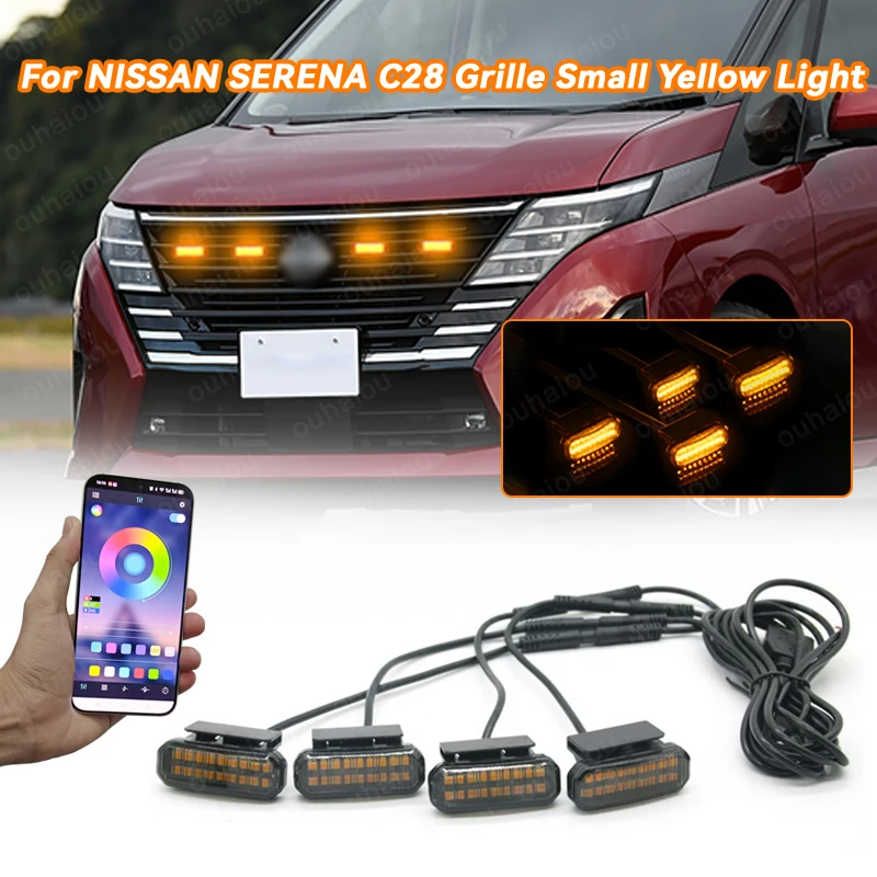 LED Front Grille Light For NISSAN SERENA C28 Car Daytime Running Light Wheel Eyebrow Lamp For Pickup Offroad 12V
LED Front Grille Light For NISSAN SERENA C28 Car Daytime Running Light Wheel Eyebrow Lamp For Pickup Offroad 12V