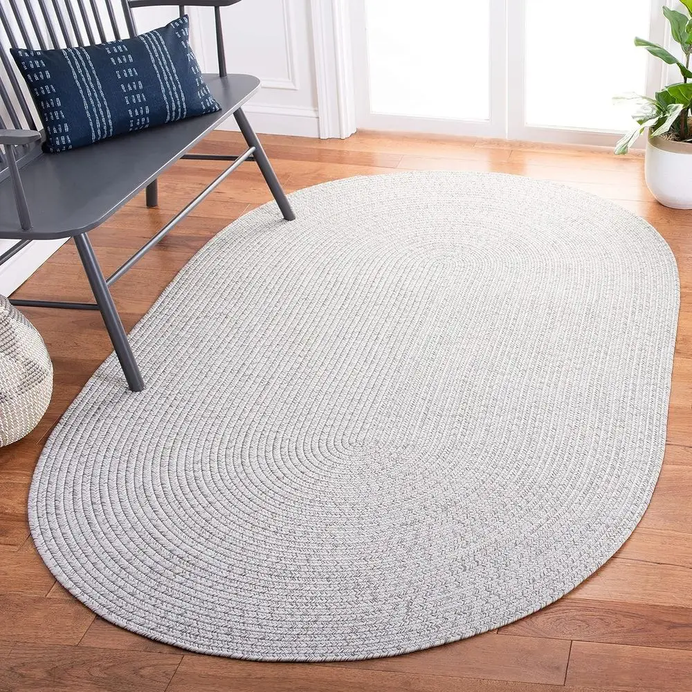Washable Rug Outdoor Braided Collection - 8' x 10' Oval, Silver & Grey, Handmade & Reversible, Non-Shedding & Easy to Clean, Ide
Washable Rug Outdoor Braided Collection - 8' x 10' Oval, Silver & Grey, Handmade & Reversible, Non-Shedding & Easy to Clean, Ide