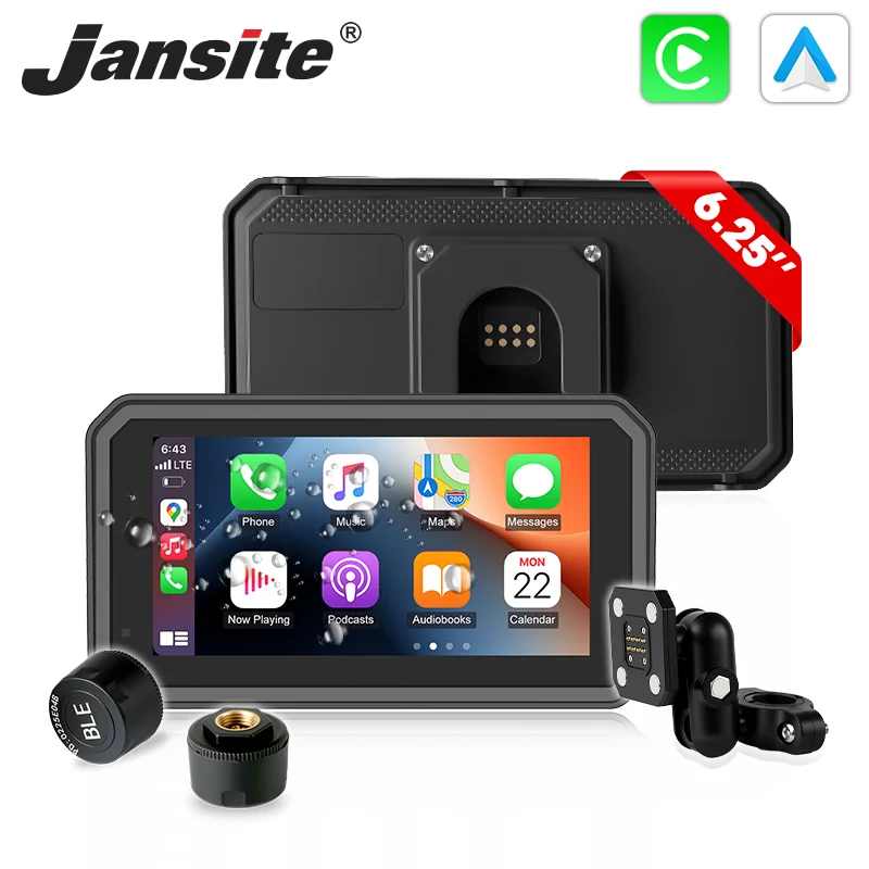 Jansite 6.25 inch Motorcycle CarPlay GPS for Moto Navigation Digital Moto Dashboard IP67 Waterproof Bluetooth 5.0 Accessories
Jansite 6.25 inch Motorcycle CarPlay GPS for Moto Navigation Digital Moto Dashboard IP67 Waterproof Bluetooth 5.0 Accessories
