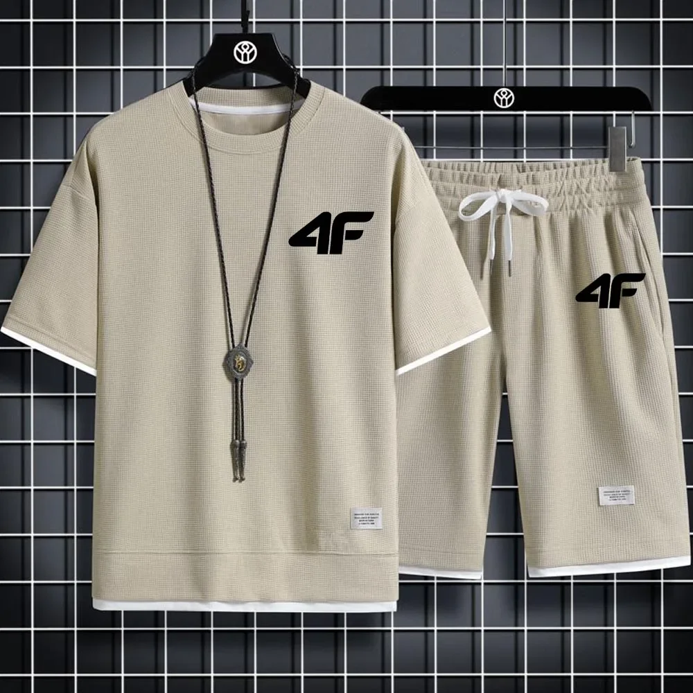 Men's short-sleeved shirt and shorts set, simple, casual, comfortable and of high quality, suitable for travel and fitness
Men's short-sleeved shirt and shorts set, simple, casual, comfortable and of high quality, suitable for travel and fitness