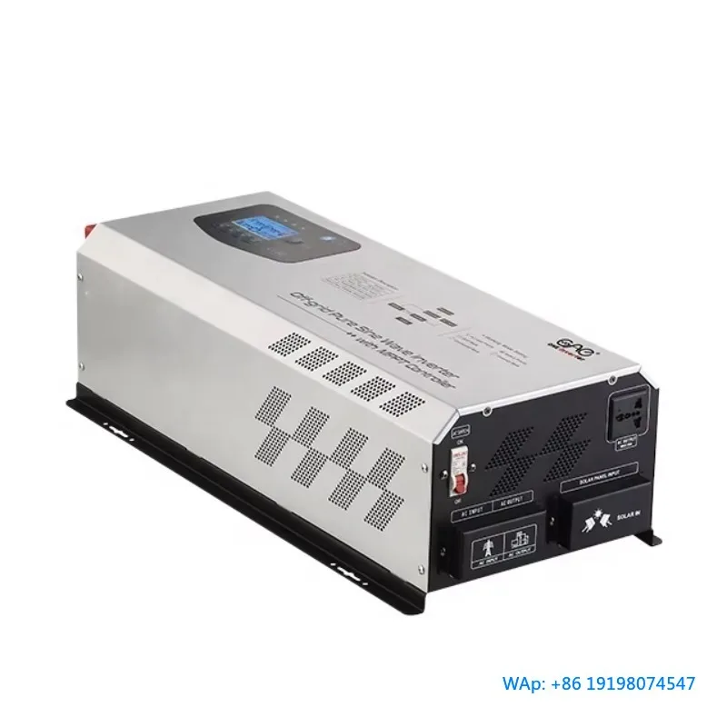 12V/24V 3000W 6000W Off Grid Hybrid Solar Inverter with MPPT Charge Controller
12V/24V 3000W 6000W Off Grid Hybrid Solar Inverter with MPPT Charge Controller