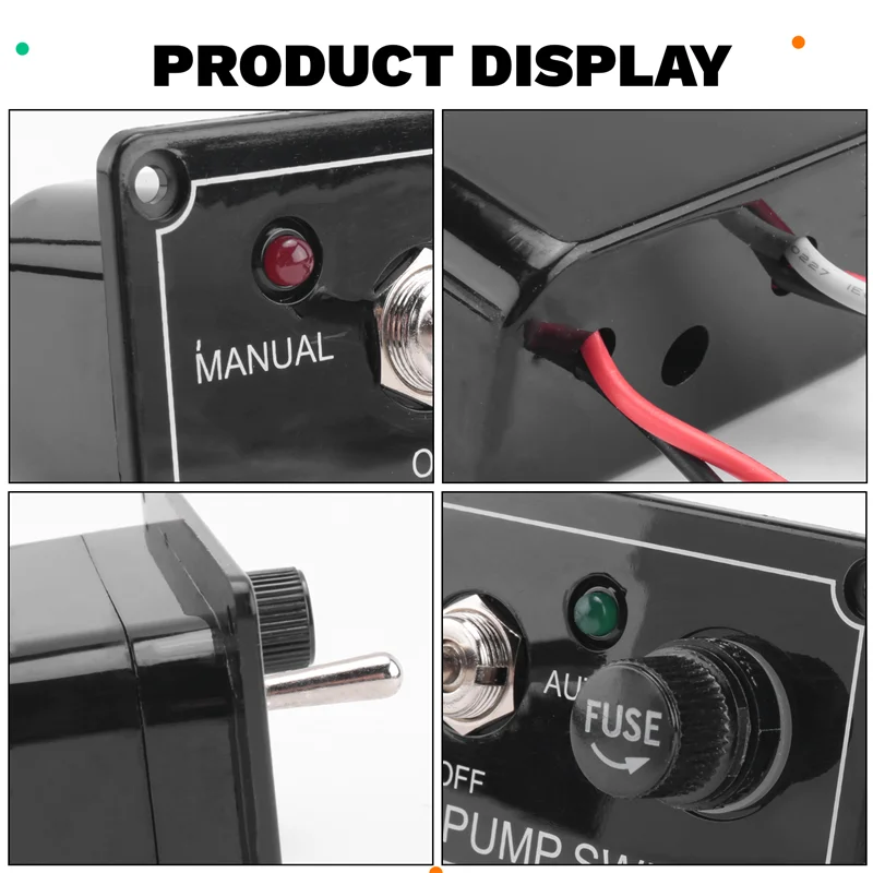 DC 12V Fused Marine Bilge Pump Switch Panel With LED Indicator Light Manual/Off/Auto 3-Way Toggle Switch
DC 12V Fused Marine Bilge Pump Switch Panel With LED Indicator Light Manual/Off/Auto 3-Way Toggle Switch