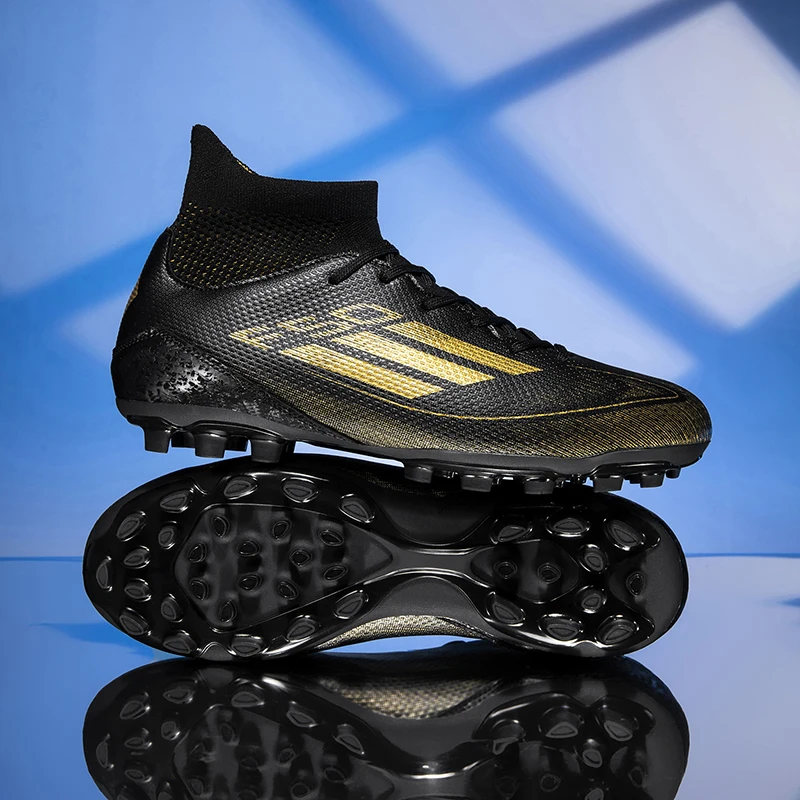 Высокие футбольные бутсы 2025 года, футбольные бутсы Tf Nail, искусственная трава, мужские уличные кроссовки, тренировочная обувь, домашняя обувь с пятью сторонами Spor 
Высокие футбольные бутсы 2025 года, футбольные бутсы Tf Nail, искусственная трава, мужские уличные кроссовки, тренировочная обувь, домашняя обувь с пятью сторонами Spor