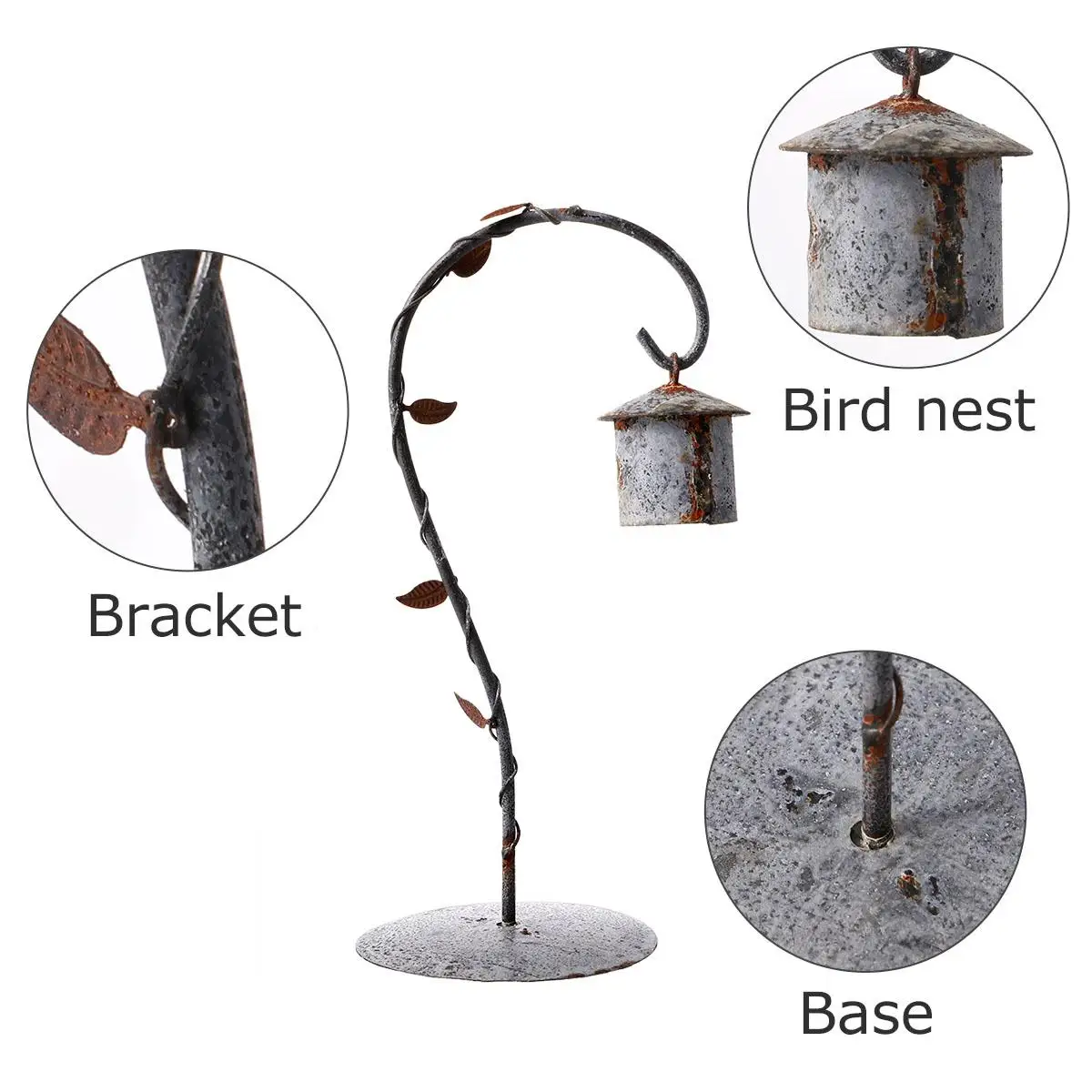 Iron Hook Hanging Rust Bird Hut Base Ornament Plant Display Micro Landscape Retro Bird Hut Style Home Office Gift
Iron Hook Hanging Rust Bird Hut Base Ornament Plant Display Micro Landscape Retro Bird Hut Style Home Office Gift