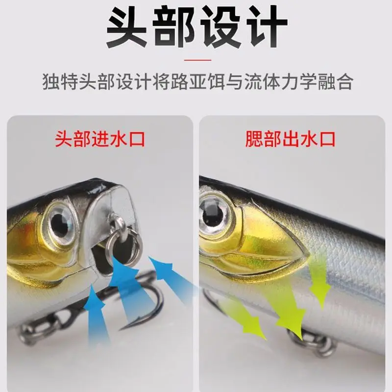 1PC 10g 15g Testar Topwater Crayon Appât Wobbles Basse Surface Flottant Stickbait Artificiel Marche Appât Pesca Leurres De Pêche
1PC 10g 15g Testar Topwater Crayon Appât Wobbles Basse Surface Flottant Stickbait Artificiel Marche Appât Pesca Leurres De Pêche