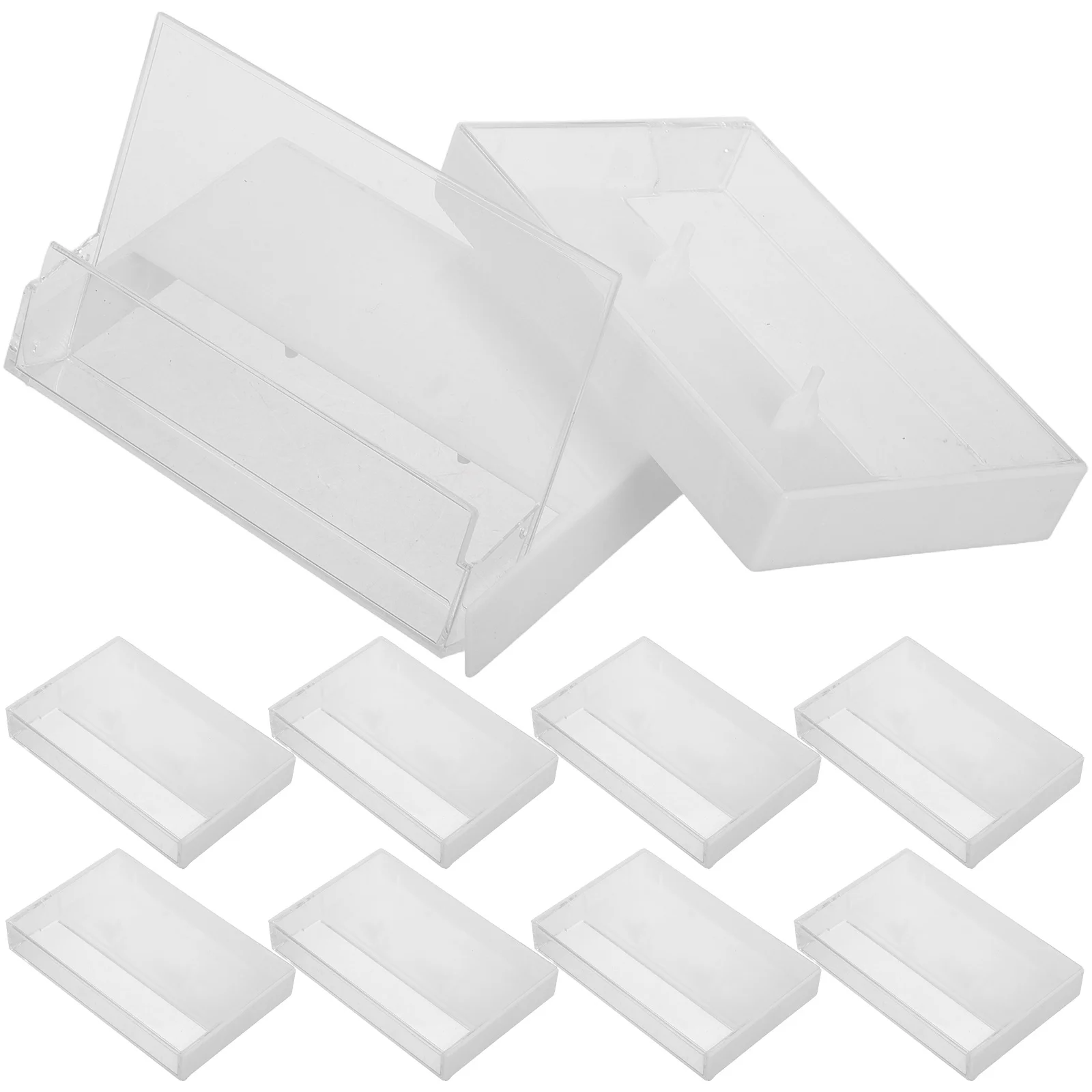 10Pcs Cassette Tape Storage Container Vintage Clear Plastic Case Protector Travel Audio Voice Recording Holder
10Pcs Cassette Tape Storage Container Vintage Clear Plastic Case Protector Travel Audio Voice Recording Holder