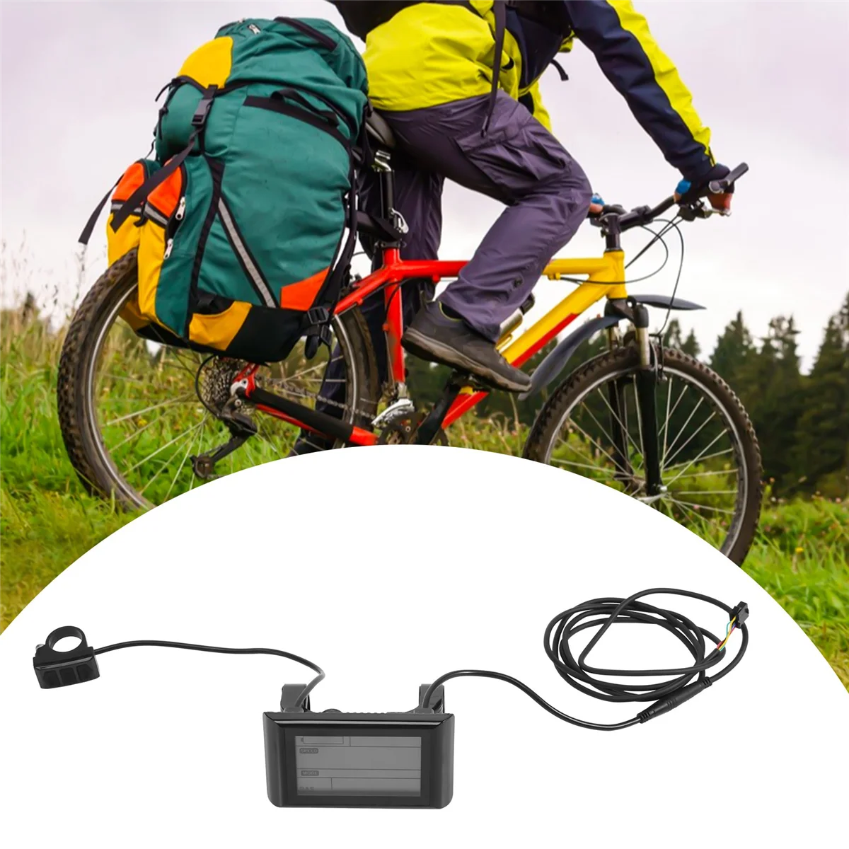 LAVD SW900 Ebike LCD Display 36V E-Bike LCD Meter Panel Display for Electric Bike Computer Ebike Accessories 
LAVD SW900 Ebike LCD Display 36V E-Bike LCD Meter Panel Display for Electric Bike Computer Ebike Accessories