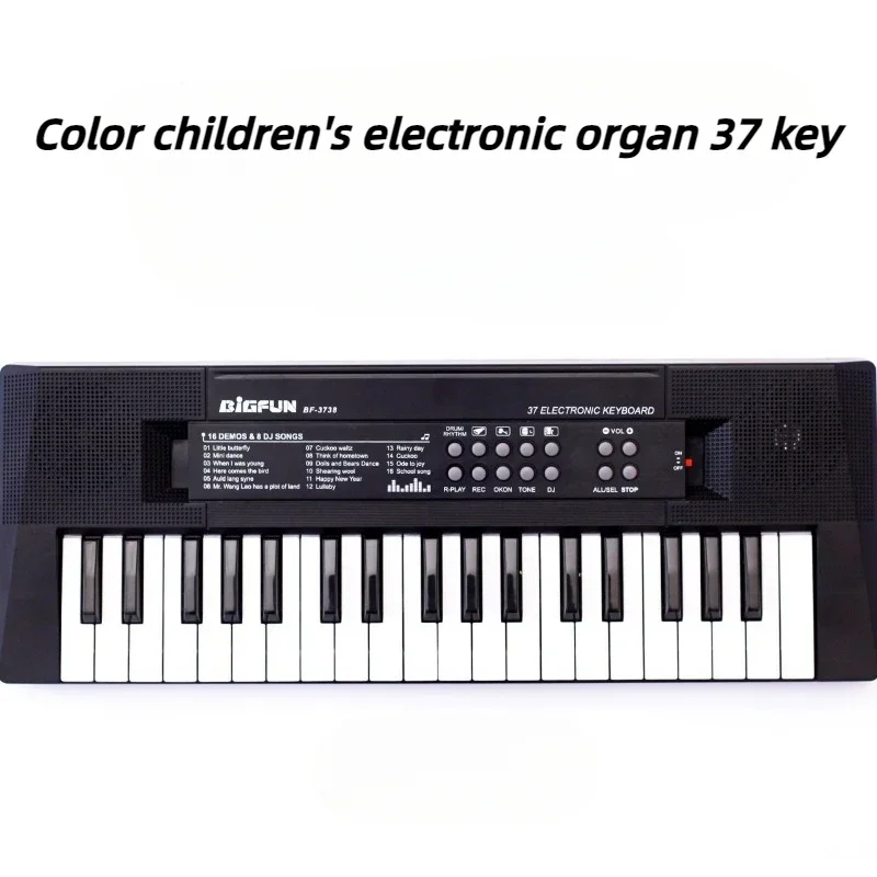 Color Children's Electronic Organ 37 Keys Children's Music Kindergarten Toys Gift Learning Toy Musical Instrument Music Keyboard
Color Children's Electronic Organ 37 Keys Children's Music Kindergarten Toys Gift Learning Toy Musical Instrument Music Keyboard