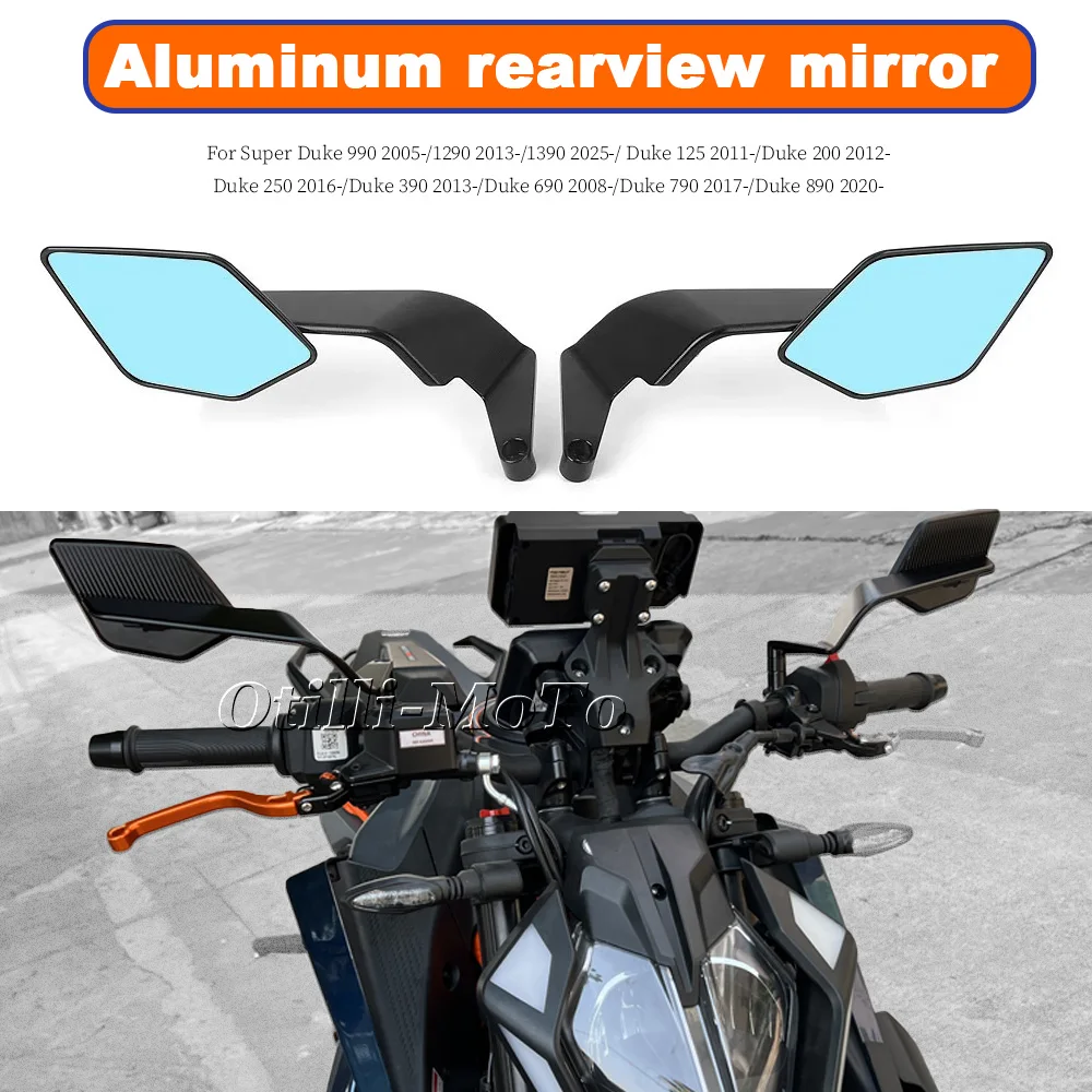Motorcycle Adjustable Aluminum Blade Side Mirror Blue Lens For DUKE 790 890 125 200 250 390 690 Duke 990 1290 1390 Super Duke
Motorcycle Adjustable Aluminum Blade Side Mirror Blue Lens For DUKE 790 890 125 200 250 390 690 Duke 990 1290 1390 Super Duke