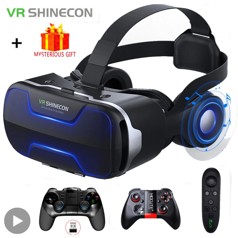 3D очки виртуальной реальности VR Shinecon 3 D, шлем с дополненными линзами для телефона, смартфона, бинокля
3D очки виртуальной реальности VR Shinecon 3 D, шлем с дополненными линзами для телефона, смартфона, бинокля