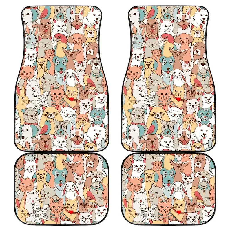 Crazy Pets Collection Car Floor Mats Set- Great Gift For Lovers Of Cats, Dogs, Birds, And Other Pets
Crazy Pets Collection Car Floor Mats Set- Great Gift For Lovers Of Cats, Dogs, Birds, And Other Pets