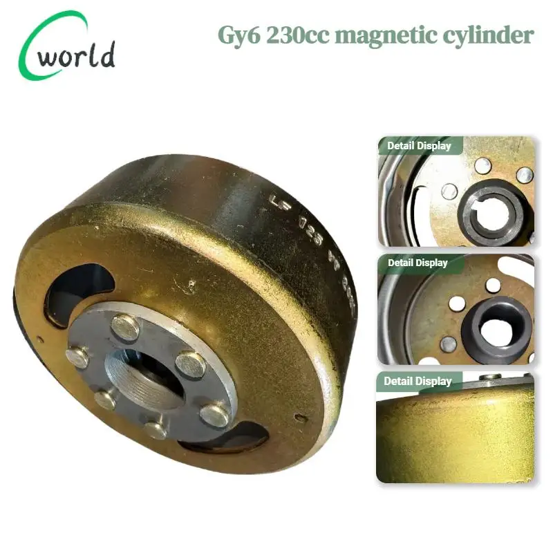 Flywheel rotor coil ignition magnetic motor stator plate suitable for GY6 230cc motorcycle ATV kart accessories
Flywheel rotor coil ignition magnetic motor stator plate suitable for GY6 230cc motorcycle ATV kart accessories