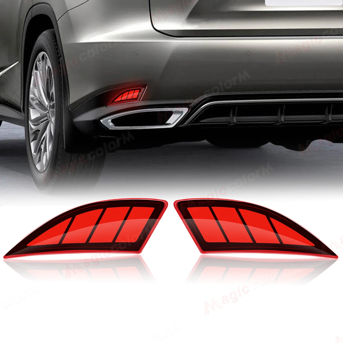 For Lexus RX 2020 2021 2022 Rear Bumper Light Turn Signal Lamp LED Brake Running Light Taillight Car Accessories Waterproof
For Lexus RX 2020 2021 2022 Rear Bumper Light Turn Signal Lamp LED Brake Running Light Taillight Car Accessories Waterproof