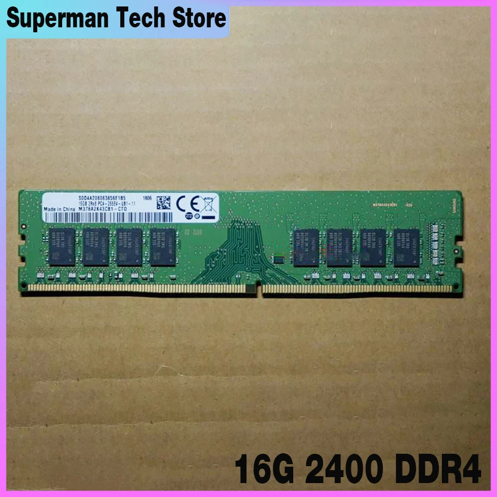 MicroServer Gen10 16GB 2400T ECC UDIMM Server Memory Fast Ship High Quality 16G 2Rx8 2400 DDR4
MicroServer Gen10 16GB 2400T ECC UDIMM Server Memory Fast Ship High Quality 16G 2Rx8 2400 DDR4