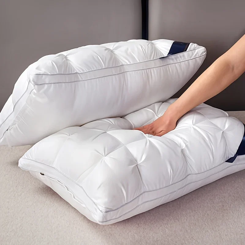 1/2pcs Luxury Hotel-Quality Pillows, Queen Size High Resilience Plush Fill, Soft Comfortable for Deep Sleep. Ideal for Side Bac
1/2pcs Luxury Hotel-Quality Pillows, Queen Size High Resilience Plush Fill, Soft Comfortable for Deep Sleep. Ideal for Side Bac