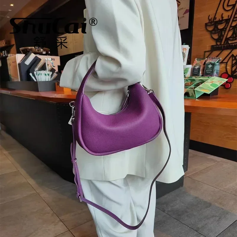 Genuine Grade Cow Leather Women's Luxury Designer Brand Bag Cowhide Female Handbags Shoulder Crossbody Underarm Bags for Woman
Genuine Grade Cow Leather Women's Luxury Designer Brand Bag Cowhide Female Handbags Shoulder Crossbody Underarm Bags for Woman