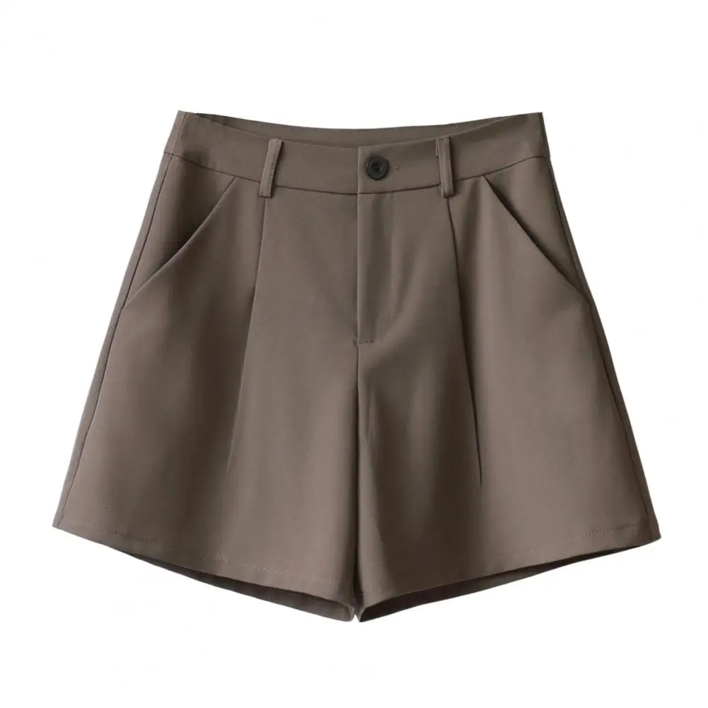 Everyday Wear Shorts Women Casual Shorts Elegant High Waist Women's Suit Shorts with Pockets A-line Style Button for Summer
Everyday Wear Shorts Women Casual Shorts Elegant High Waist Women's Suit Shorts with Pockets A-line Style Button for Summer