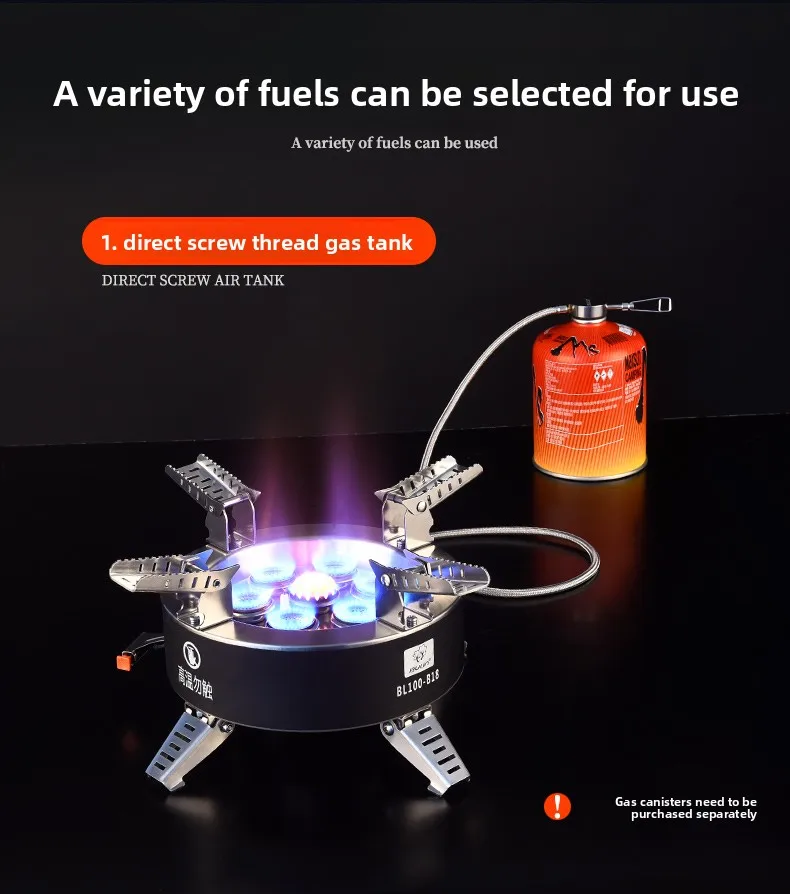 Outdoor burner cassette2026 burner B18 seven-star stove cooker outdoor gas stove picnic outdoor stove fiery stove
Outdoor burner cassette2026 burner B18 seven-star stove cooker outdoor gas stove picnic outdoor stove fiery stove