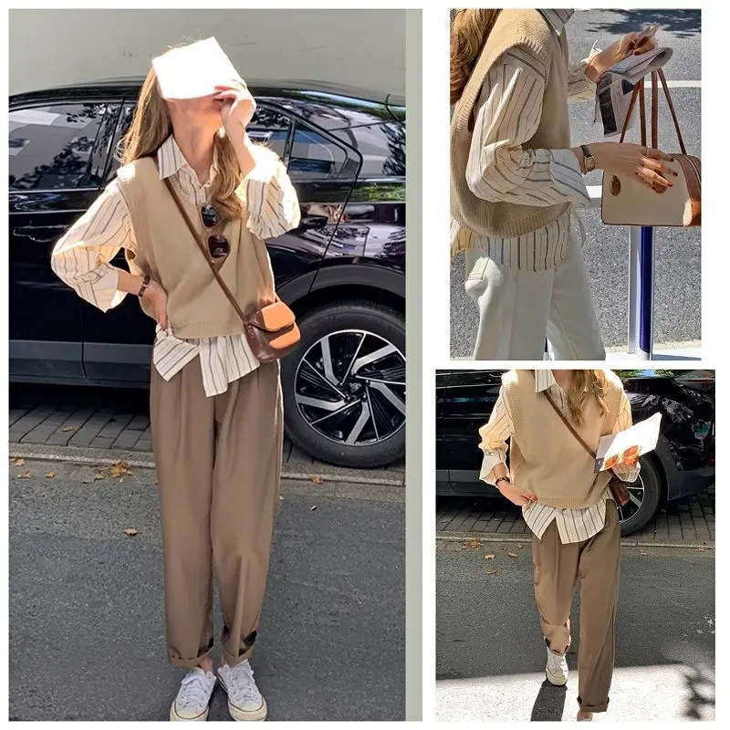 Early Autumn New Style Hong Kong Retro Loose Women's Shirt Base Layer Fashionable Stylish Long Sleeve Popular Internet Red
Early Autumn New Style Hong Kong Retro Loose Women's Shirt Base Layer Fashionable Stylish Long Sleeve Popular Internet Red