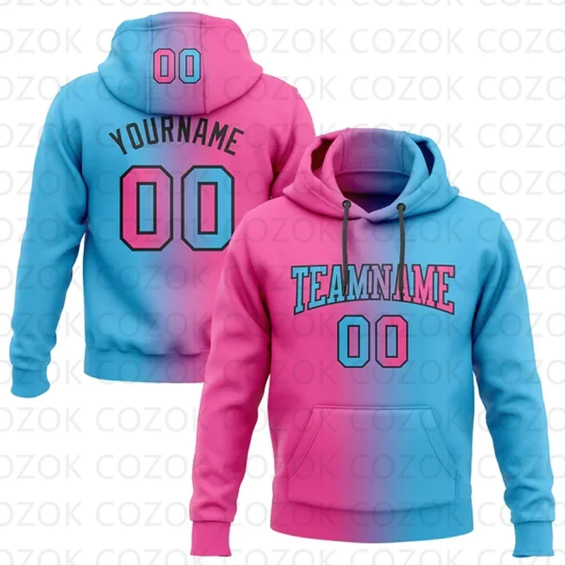 Customized Hoodie Pink Color splicing Jersey 3D Printed Unisex Pullovers Hoodie Casual Sweatshirts
Customized Hoodie Pink Color splicing Jersey 3D Printed Unisex Pullovers Hoodie Casual Sweatshirts