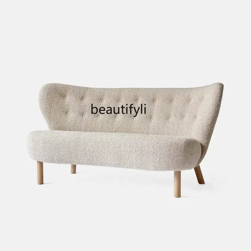 Nordic single sofa living room personalized creative lamb wool leisure chair solid wood sofa chair
Nordic single sofa living room personalized creative lamb wool leisure chair solid wood sofa chair