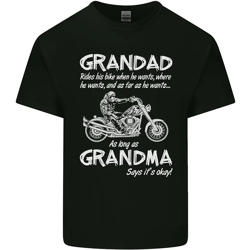 Grandad Grandma Biker Motorcycle Motorbike Mens Light Cotton T-Shirt O-Neck T Shirt Short Sleeve Casual Mens Tshirt
Grandad Grandma Biker Motorcycle Motorbike Mens Light Cotton T-Shirt O-Neck T Shirt Short Sleeve Casual Mens Tshirt