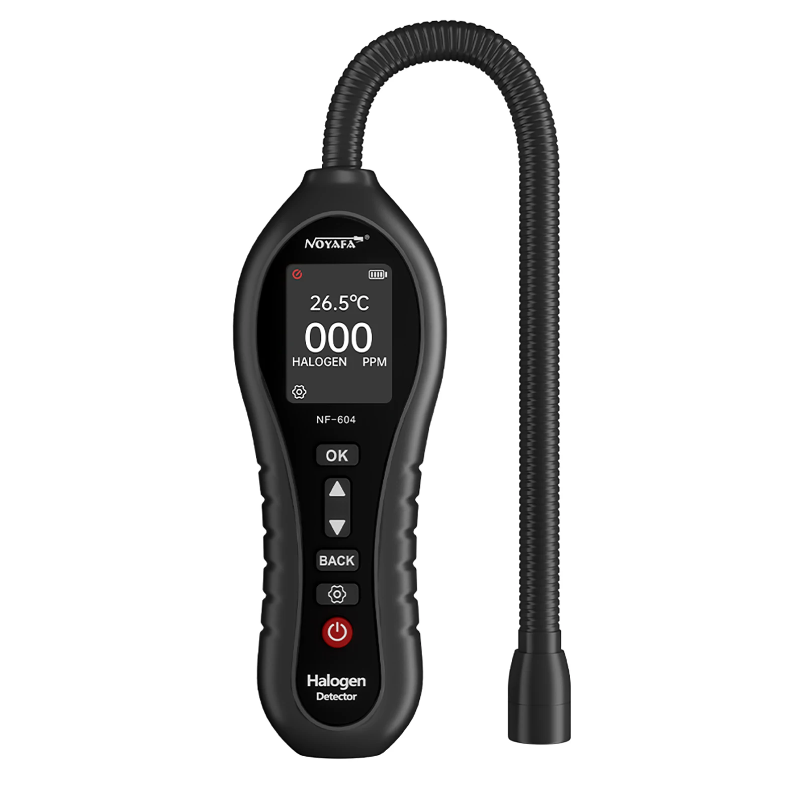 NOYAFA NF-604 Halogen Gas Detector Air Conditioning Fluorine Leakage Detector, Automobile Refrigerant Snow Species Leak Detectio
NOYAFA NF-604 Halogen Gas Detector Air Conditioning Fluorine Leakage Detector, Automobile Refrigerant Snow Species Leak Detectio