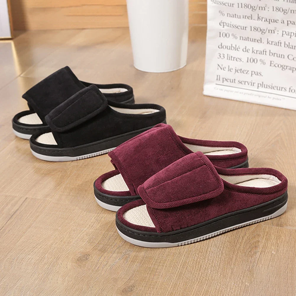 Men Women's Diabetic Slippers Open Toe Slide Slippers with Rubber Sole Swollen Feet Slippers for Indoor Outdoor
Men Women's Diabetic Slippers Open Toe Slide Slippers with Rubber Sole Swollen Feet Slippers for Indoor Outdoor