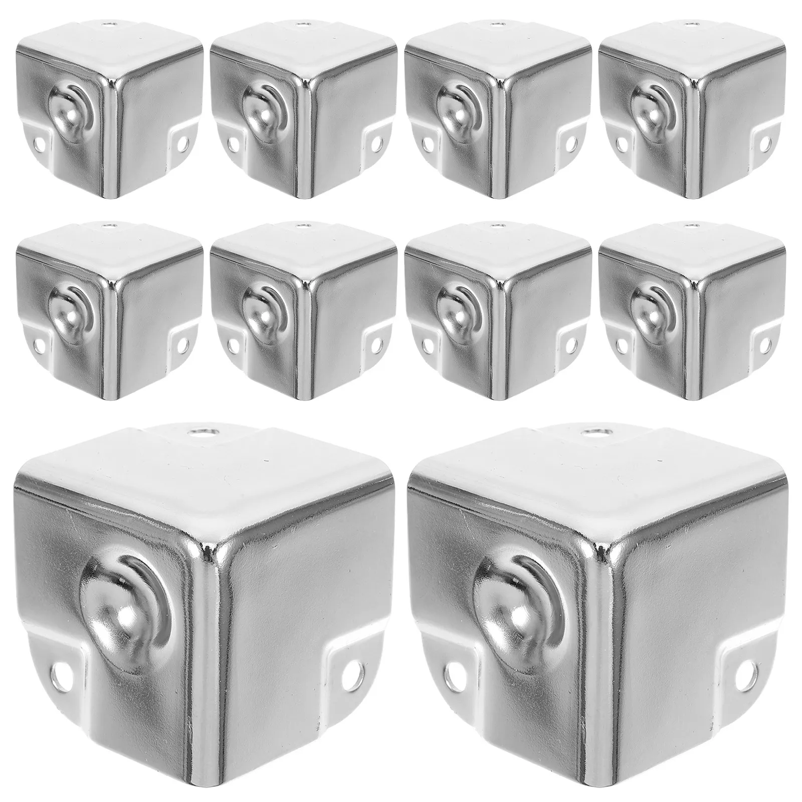 10Pcs Heavy-Duty Metal Corner Guards Anti- Protectors for Wooden Packaging Boxes Table Furniture Safety Bumpers
10Pcs Heavy-Duty Metal Corner Guards Anti- Protectors for Wooden Packaging Boxes Table Furniture Safety Bumpers