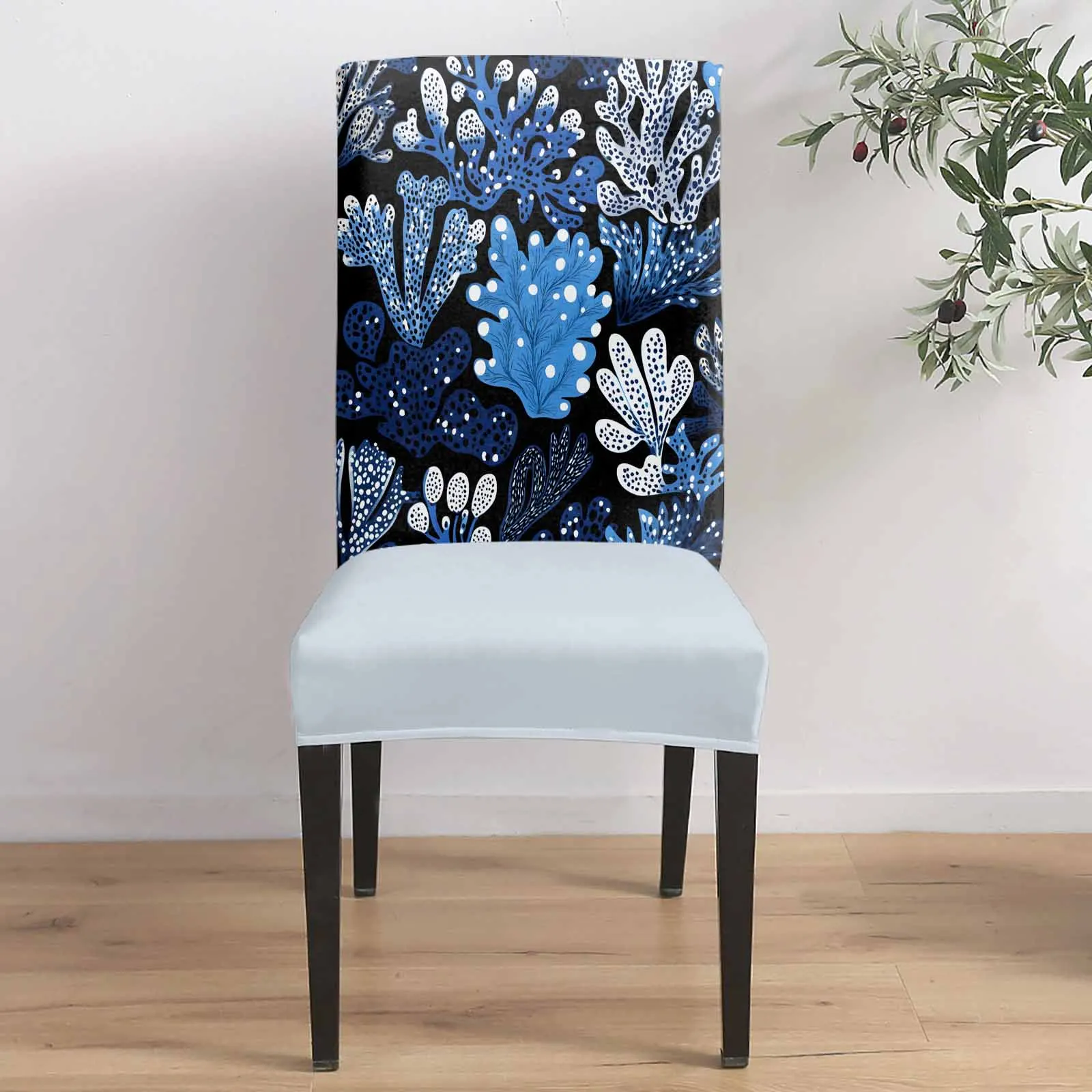 Blue Coral Texture Chair Cover for Dining Room Spandex Stretch Seat Cover for Wedding Banquet Party Seat Case
Blue Coral Texture Chair Cover for Dining Room Spandex Stretch Seat Cover for Wedding Banquet Party Seat Case