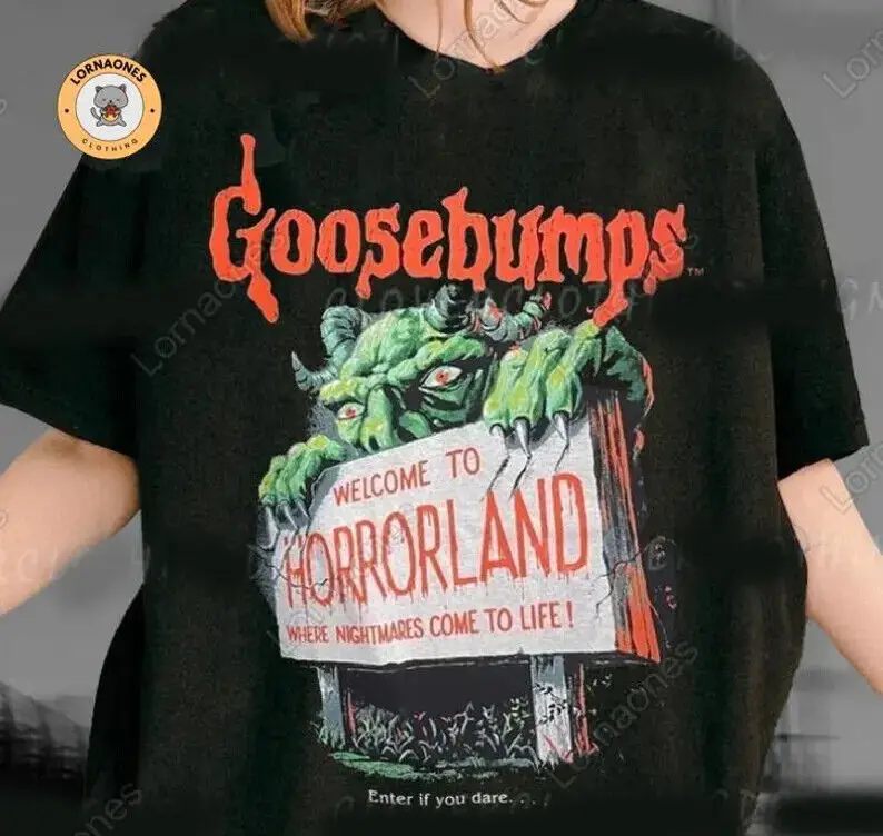 Halloween Vintage Goosebumps T-Shirt, Enter If You Dare Shirt Reprint AN35410
Halloween Vintage Goosebumps T-Shirt, Enter If You Dare Shirt Reprint AN35410