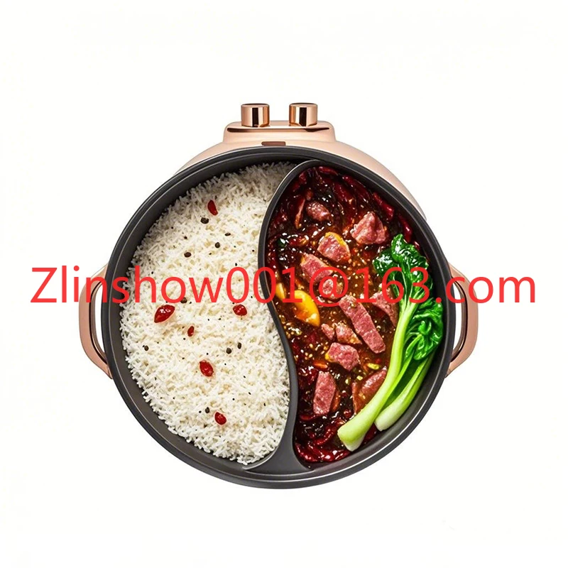 5L Multi-Purpose Household Hot Pot Dual Flavor Divider Electric Fried Pot Automatic Independent Control Aluminum Lid for Hotels
5L Multi-Purpose Household Hot Pot Dual Flavor Divider Electric Fried Pot Automatic Independent Control Aluminum Lid for Hotels