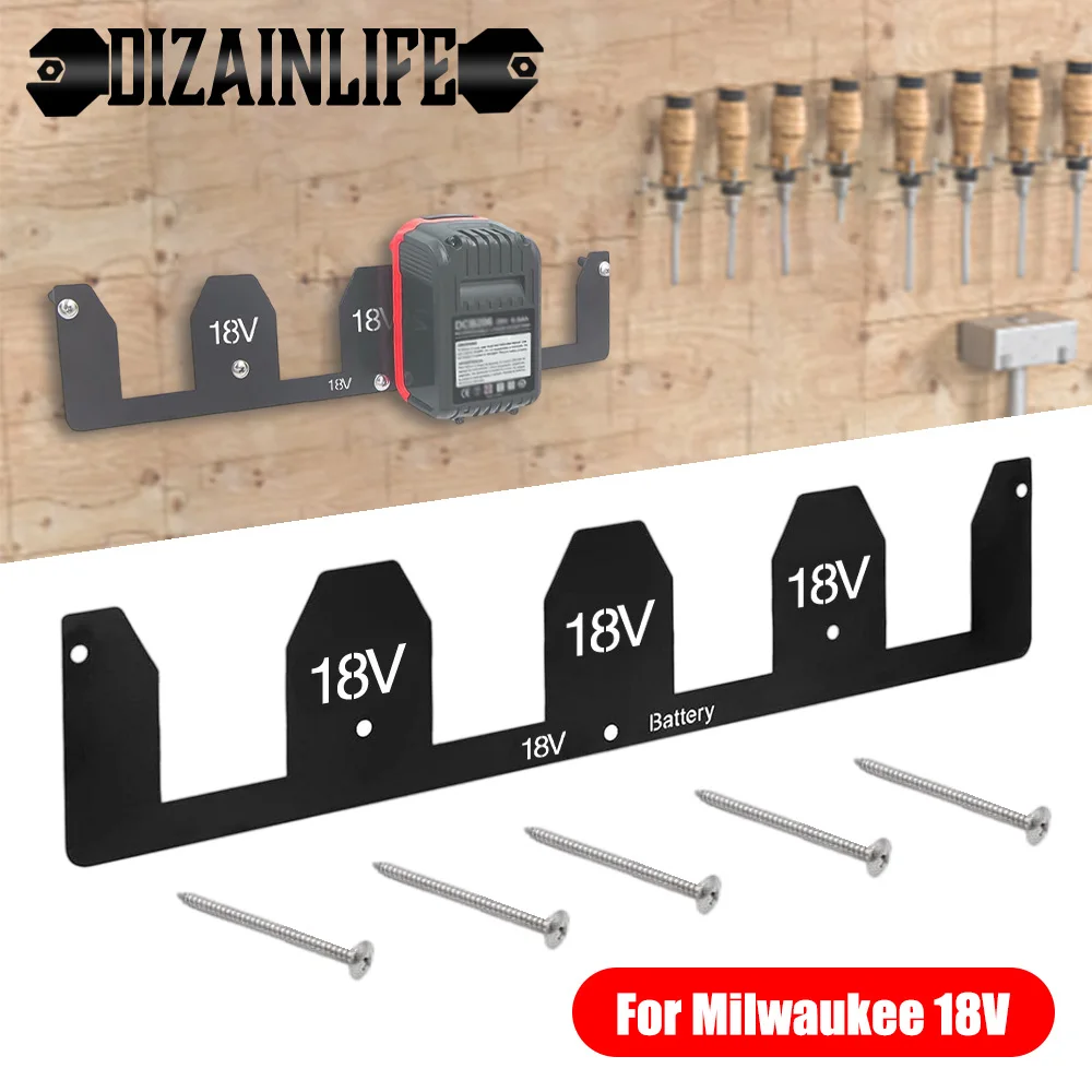 Держатель батареи для Milwaukee 18 В, литий-ионный аккумулятор, настенное крепление, кронштейн для инструмента, крепежный чехол для батареи, стойка, настенный крючок для дисплея, держатель
Держатель батареи для Milwaukee 18 В, литий-ионный аккумулятор, настенное крепление, кронштейн для инструмента, крепежный чехол для батареи, стойка, настенный крючок для дисплея, держатель