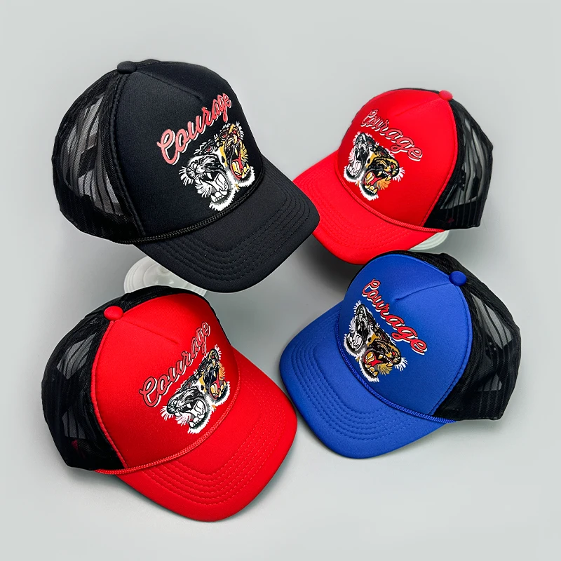 Hip Hop Printed Tiger Baseball Hats Color Block New Unisex ins Breathable Sunshade Personal Versatile Mesh Fashion Trucker Caps
Hip Hop Printed Tiger Baseball Hats Color Block New Unisex ins Breathable Sunshade Personal Versatile Mesh Fashion Trucker Caps