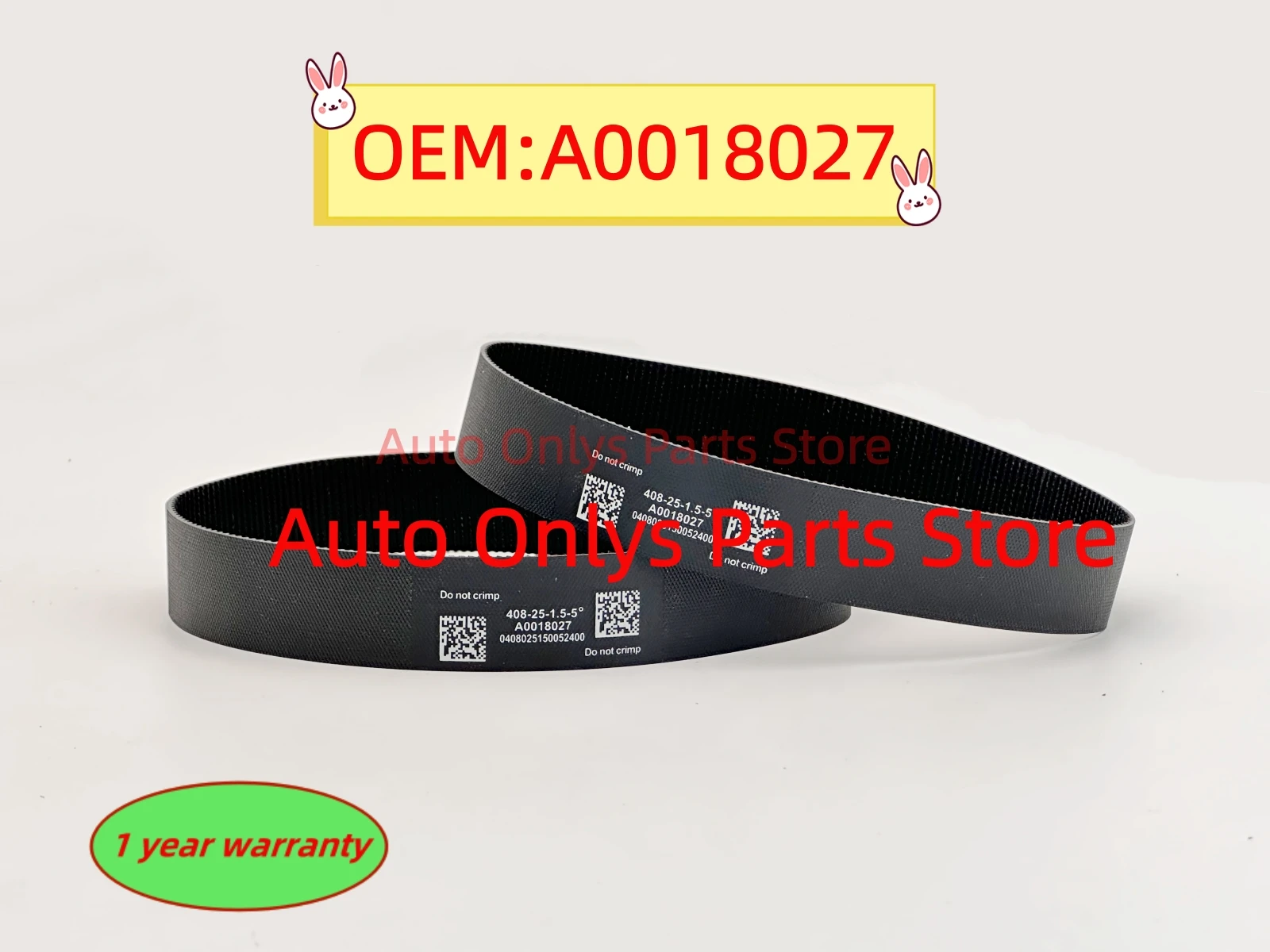 2pc Electric Steering Rack Belt High Quality New A0018027 For Ford Explorer 2011-2019 HEE4101ERM 408-25-1.5-5°
2pc Electric Steering Rack Belt High Quality New A0018027 For Ford Explorer 2011-2019 HEE4101ERM 408-25-1.5-5°