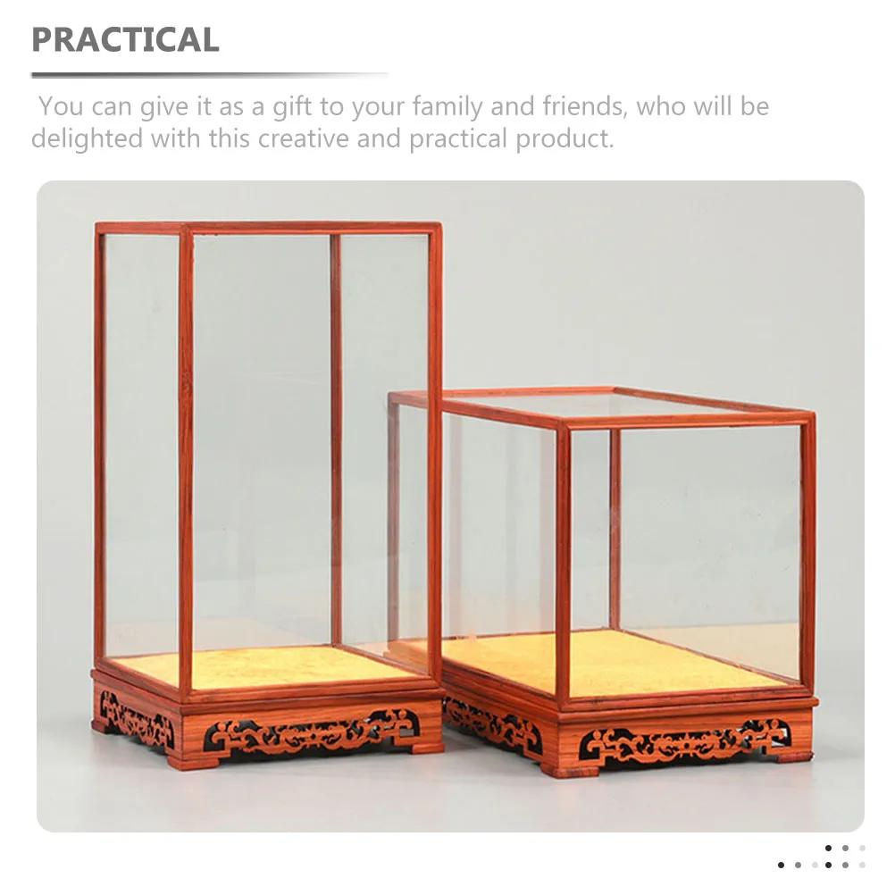 Buddha Statue Display Case 12x12x21cm Transparent Glass Wood Dust proof Home Decor Collectibles Box Toy Holder Craft Container
Buddha Statue Display Case 12x12x21cm Transparent Glass Wood Dust proof Home Decor Collectibles Box Toy Holder Craft Container
