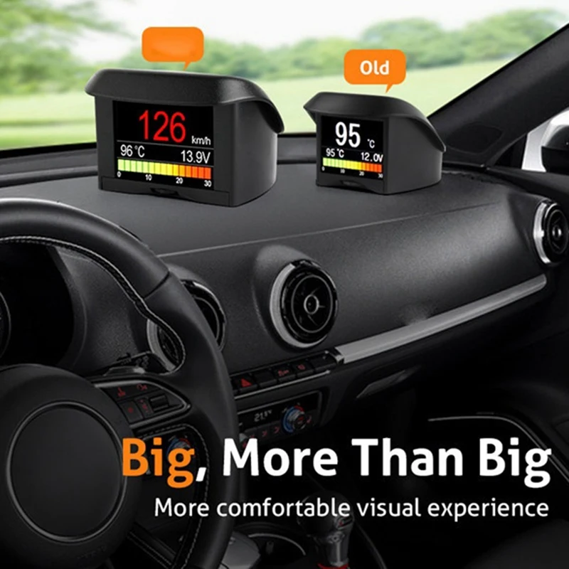 Car Digital Speedometer Car Computer A202 OBD2 OBD2 Head-Up Display Trip Display Speed
Car Digital Speedometer Car Computer A202 OBD2 OBD2 Head-Up Display Trip Display Speed