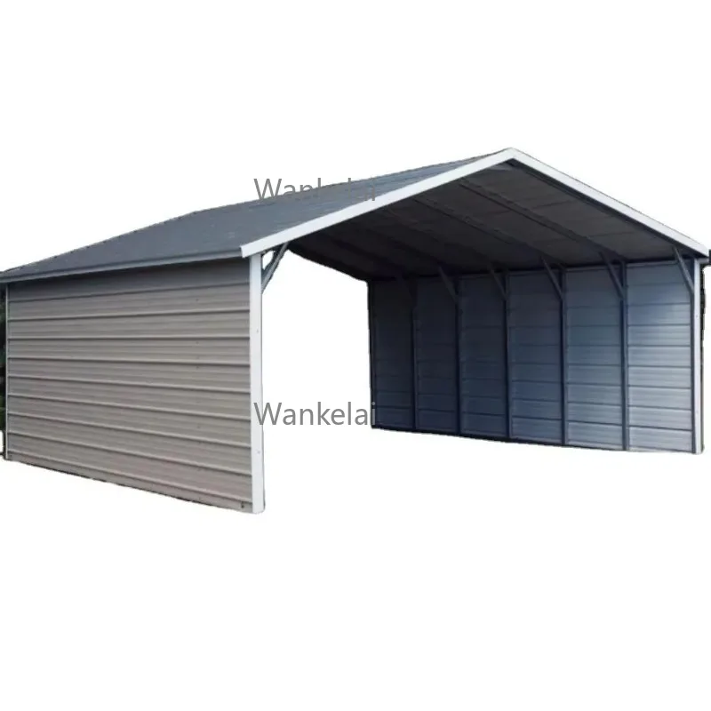 Prefab Waterproof Carport Steel Structure Mobile Car Garage Steel Structure Garage
Prefab Waterproof Carport Steel Structure Mobile Car Garage Steel Structure Garage