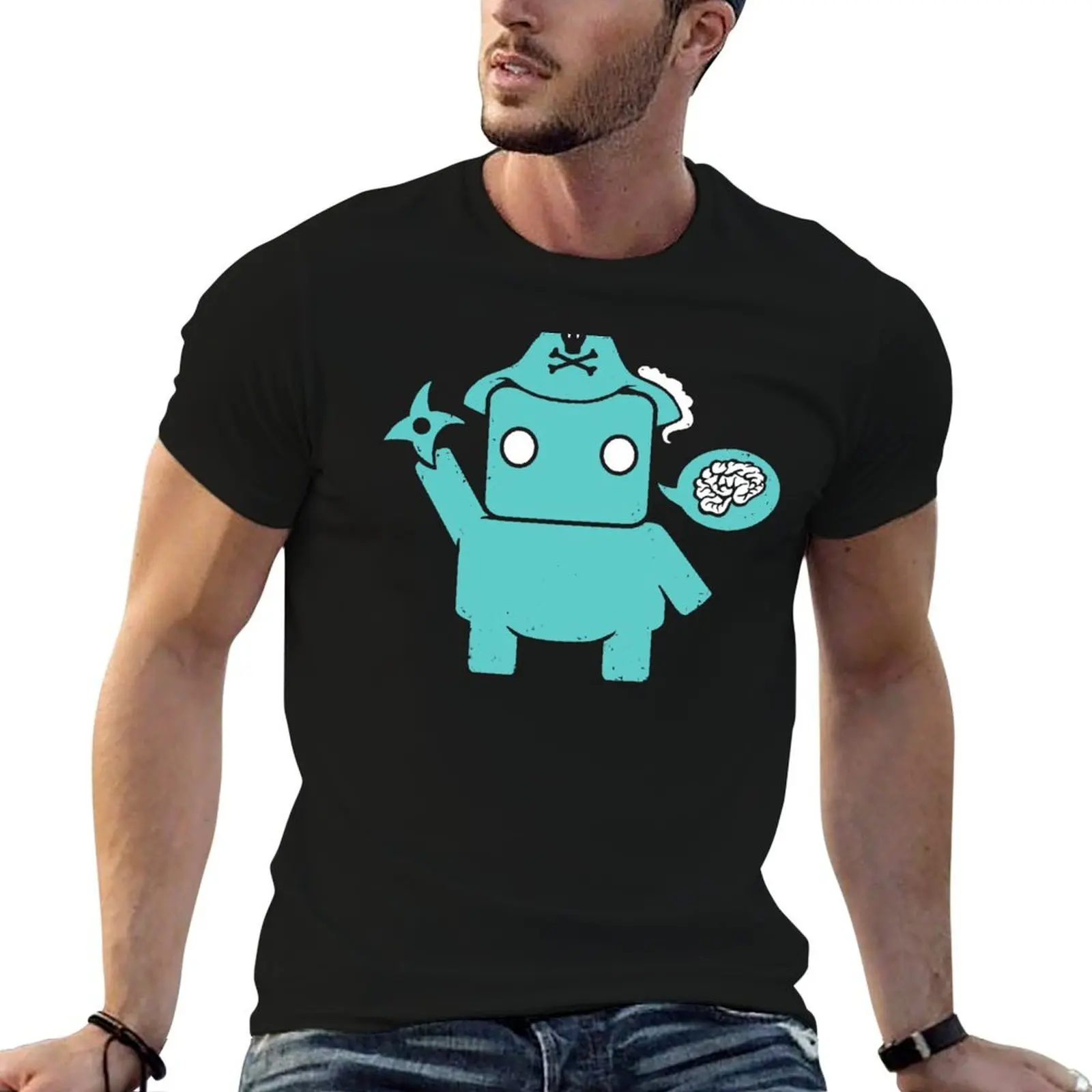 Ninja, Pirate, Robot, Zombie Cute Geek Character T-Shirt man t shirts for men casual cotton t shirt man T-Shirt
Ninja, Pirate, Robot, Zombie Cute Geek Character T-Shirt man t shirts for men casual cotton t shirt man T-Shirt